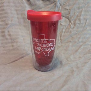 Collectible Souvenir Plastic Tumbler embossed with "Waltz Across Texas" Logo
